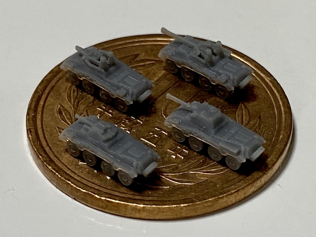 1/700 G SET 12 ドイツ軍 Sdkfz234 8輪装甲車セット