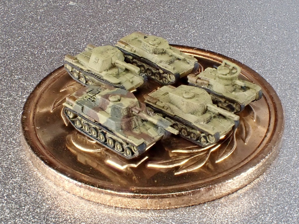 1/700 JPN SET8 日本軍 本土決戦車両セット1 一式、三式、四式戦車