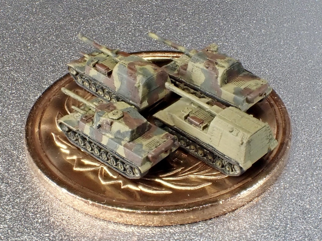 1/700 JPN SET9 日本軍 本土決戦車両セット2 五式戦車、ホリⅠ、ホリⅡ
