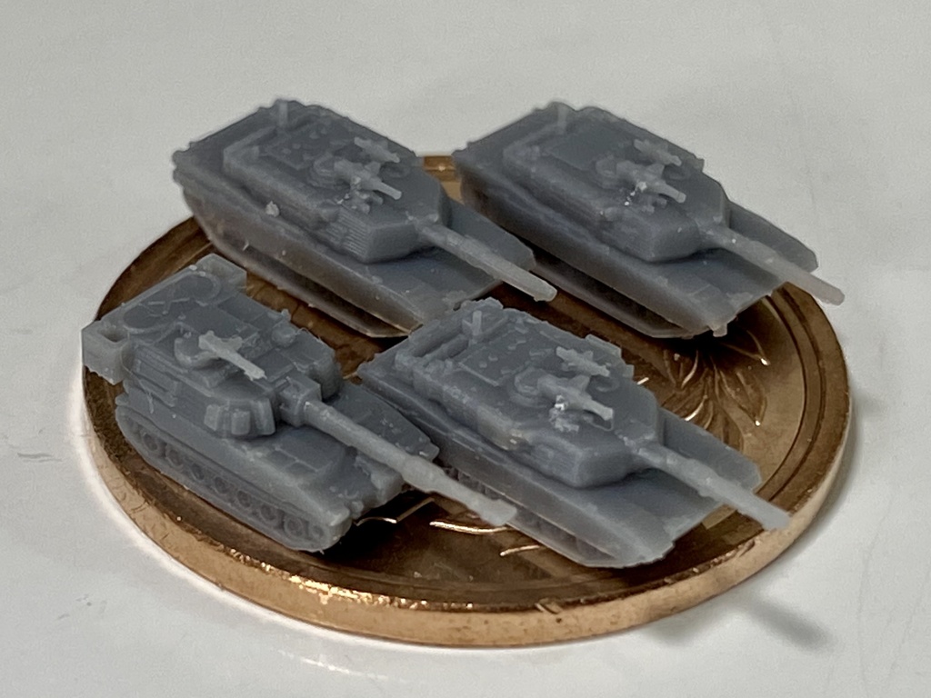 1/700 M US SET1 現用米軍M1A1 エイブラムズセット