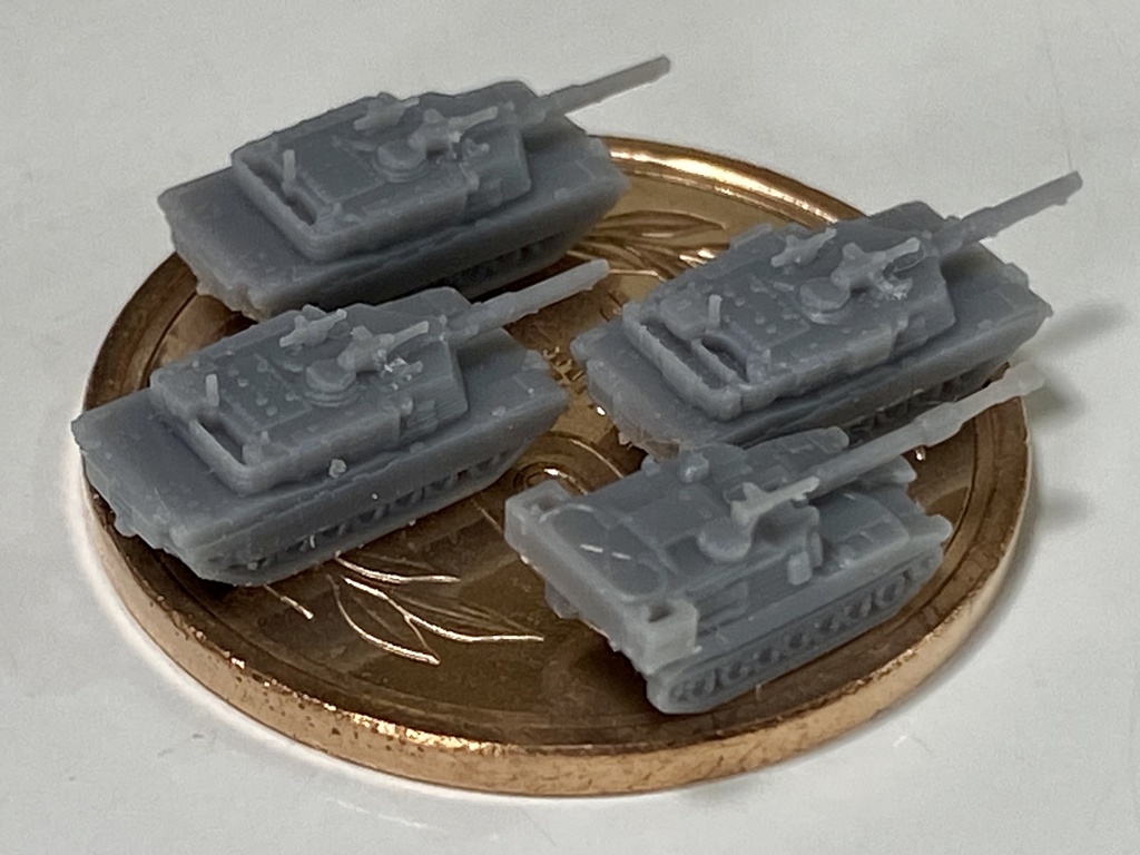 1/700 M US SET1 現用米軍M1A1 エイブラムズセット