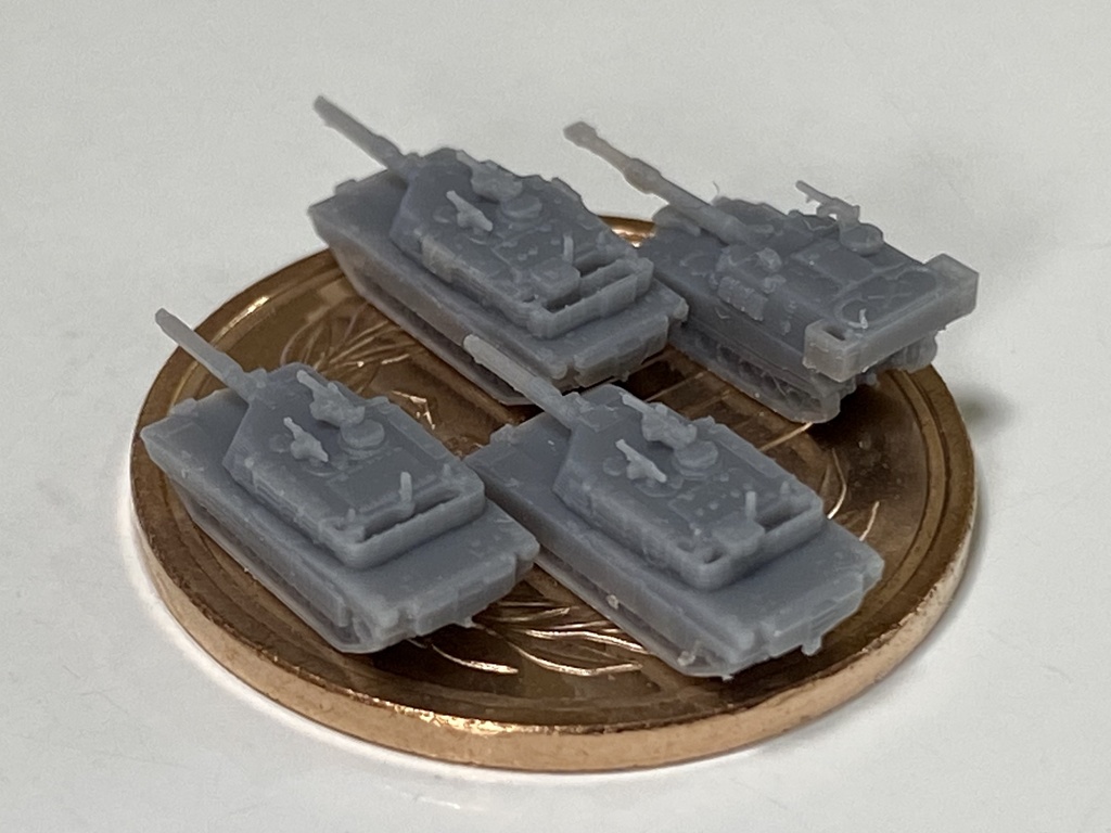 1/700 M US SET1 現用米軍M1A1 エイブラムズセット
