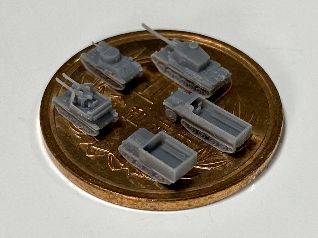 1/700 JPN SET12 日本軍 本土決戦車両セット4