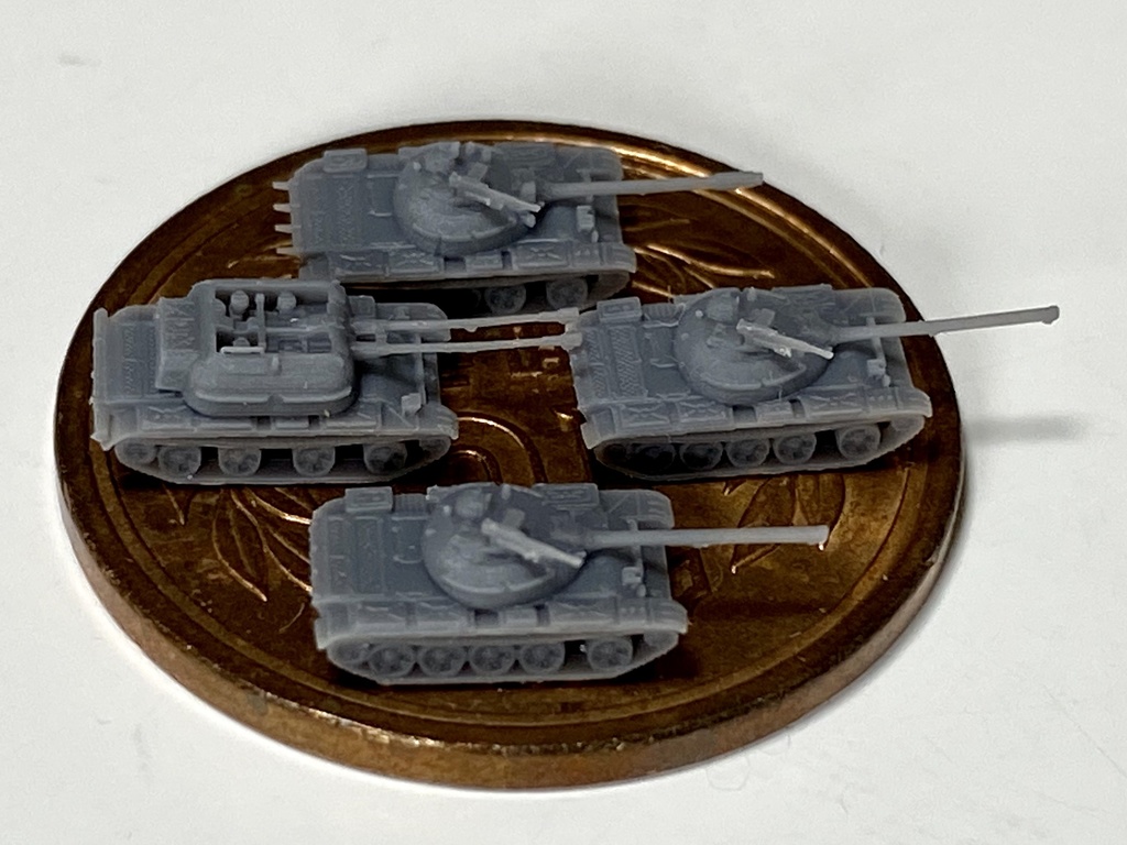 1/700 M R SET4 ロシア軍 T-54セット