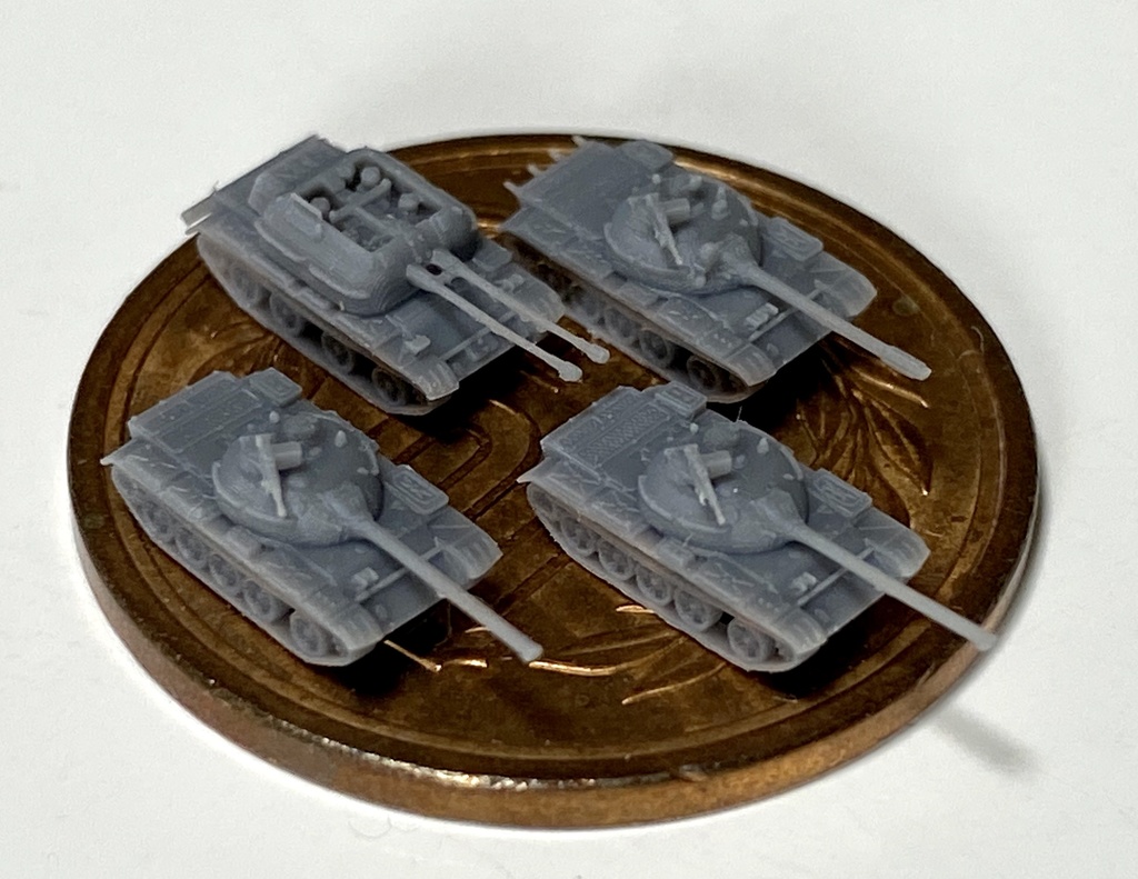 1/700 M R SET4 ロシア軍 T-54セット