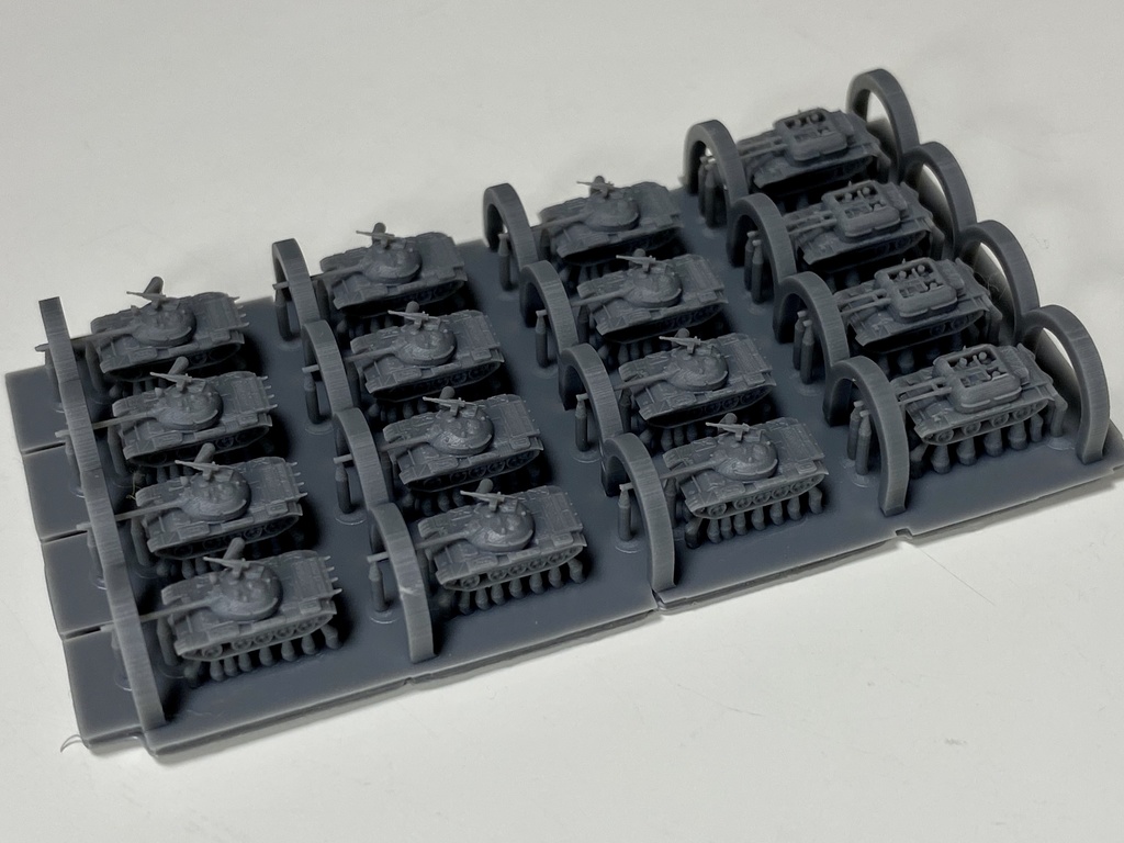 1/700 M R SET4 ロシア軍 T-54セット