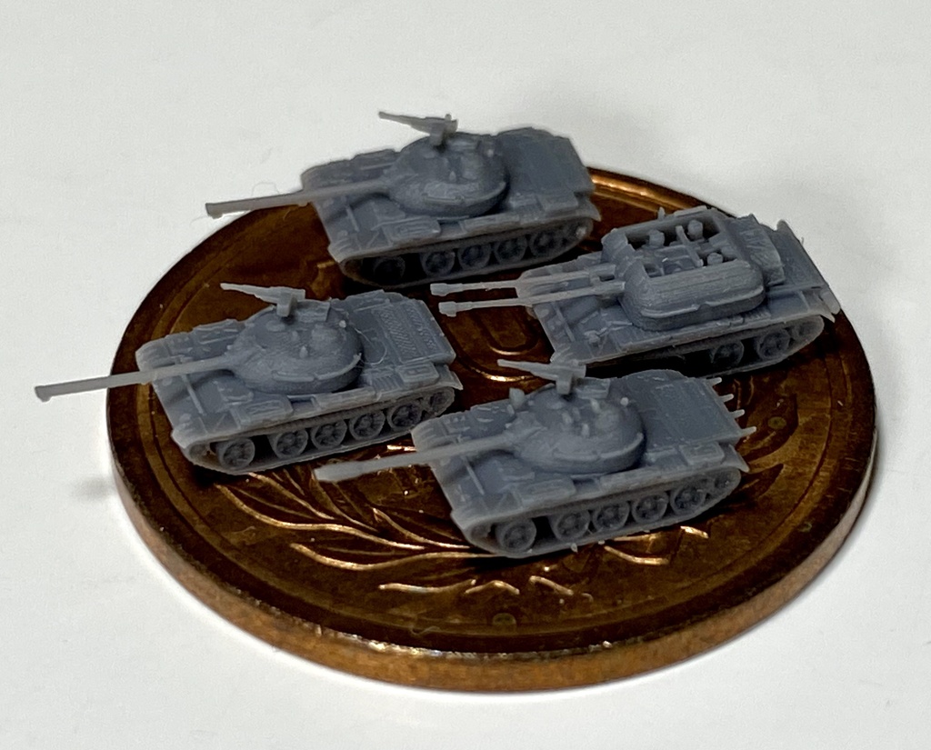 1/700 M R SET4 ロシア軍 T-54セット