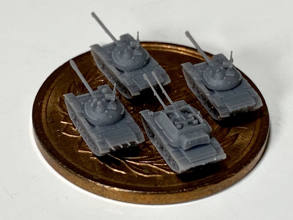 1/700 M R SET4 ロシア軍 T-54セット