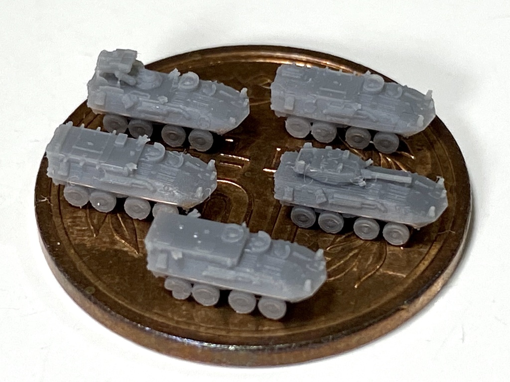 1/700 M US SET4 現用米軍海兵隊 LAV-25セット