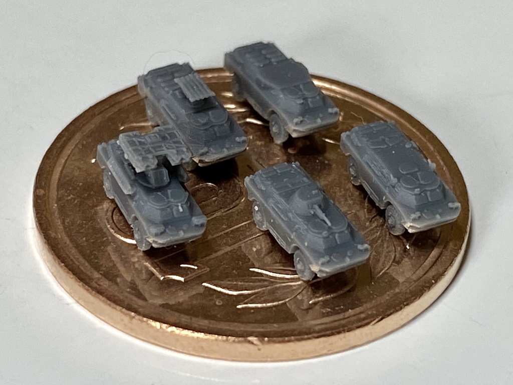 1/700 M R SET5 ロシア軍 BRDM-2セット