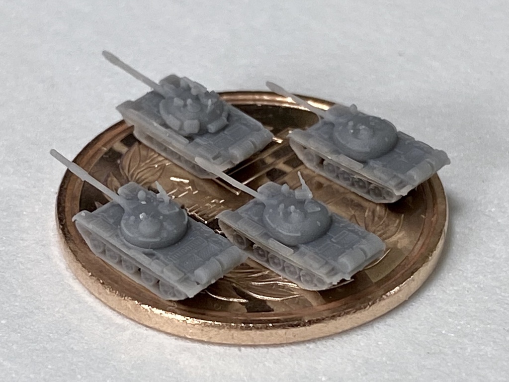 1/700 M R SET6 ロシア軍 T-55 T-62セット