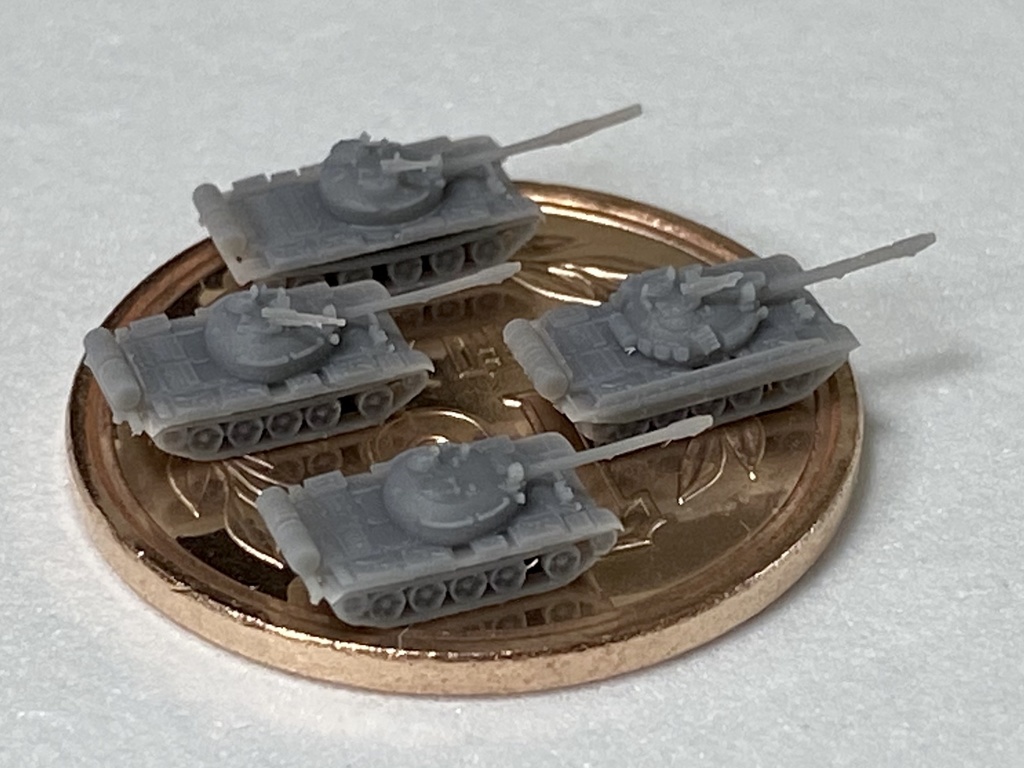 1/700 M R SET6 ロシア軍 T-55 T-62セット
