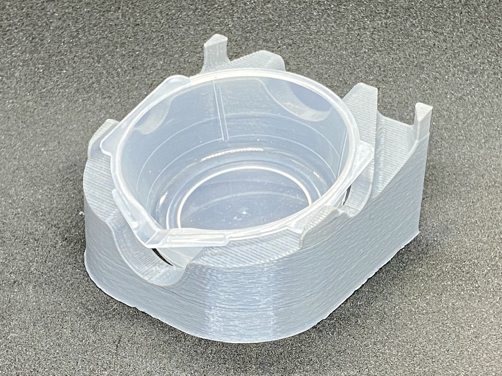 模型便利グッズ2 C社注ぎ口計量カップ スタンド 色:グレー