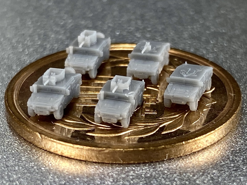 1/700 MUS SET 7 現用米軍 HMMWVセット