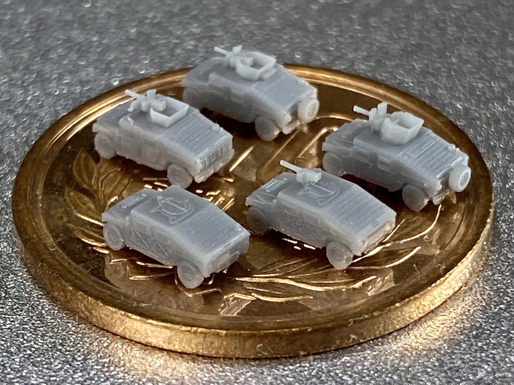 1/700 MUS SET 7 現用米軍 HMMWVセット