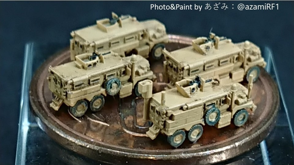 1/700 MUS SET9 現用米軍 クーガーMRAP 6x6セット