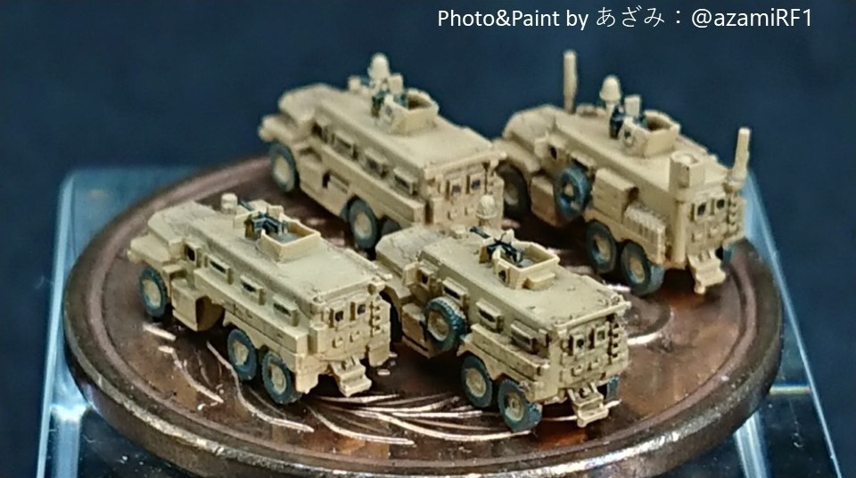 1/700 MUS SET9 現用米軍 クーガーMRAP 6x6セット