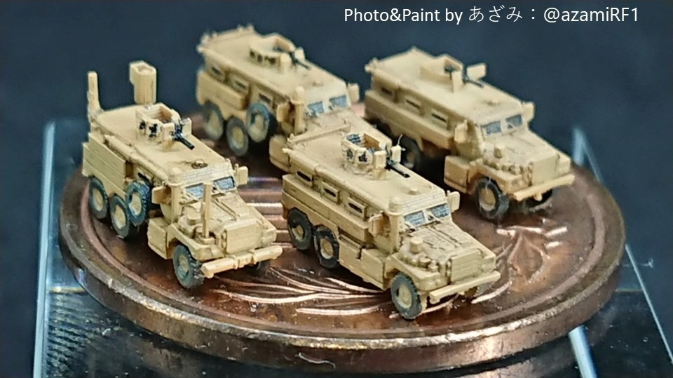 1/700 MUS SET9 現用米軍 クーガーMRAP 6x6セット