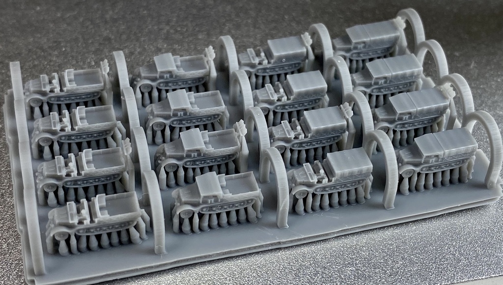 1/700 G SET 16 ドイツ軍sdkfz9 18tハーフトラックセット