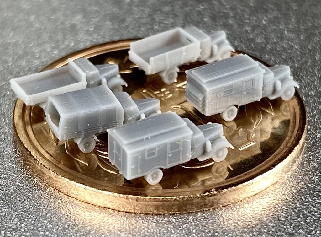 1/700 G SET 17 ドイツ軍 F V3000 初期型トラックセット