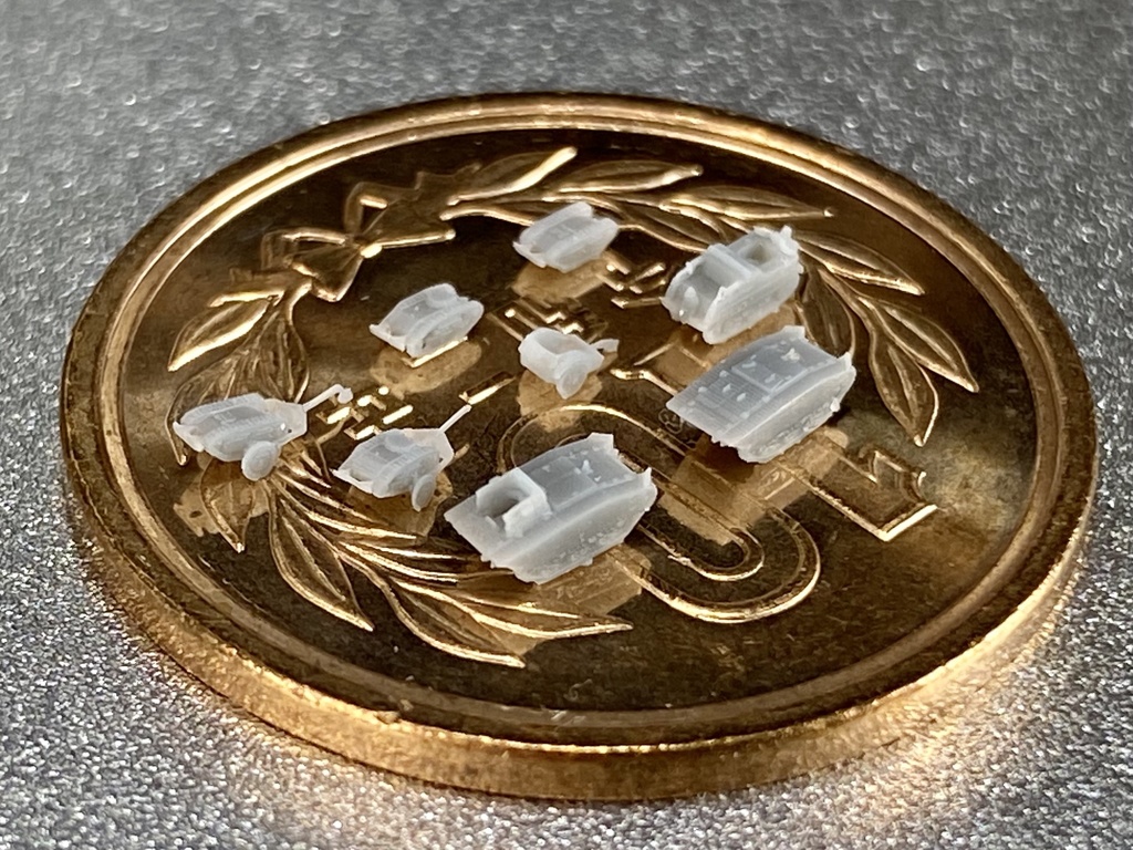 1/700 G SET 18 ドイツ軍 ケッテンクラート 小型車両セット