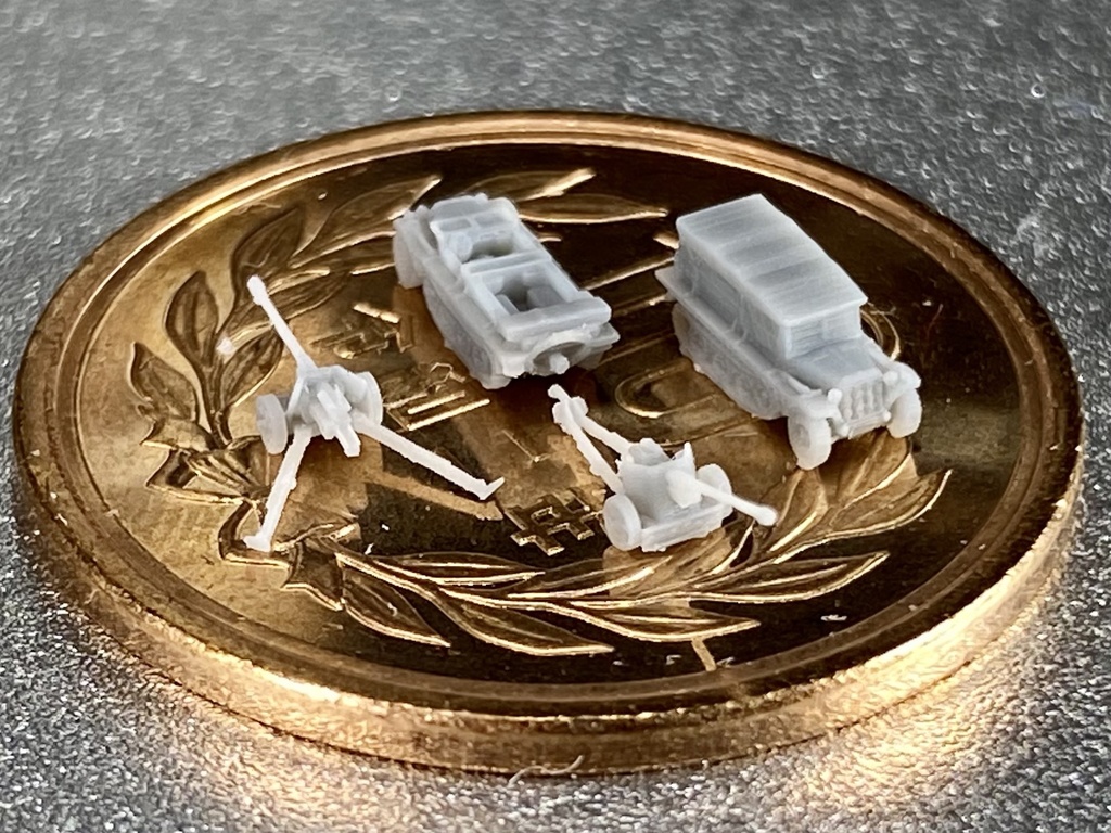 1/700 G SET 19 PAK40 7.5cm & Sd.Kfz.10セット