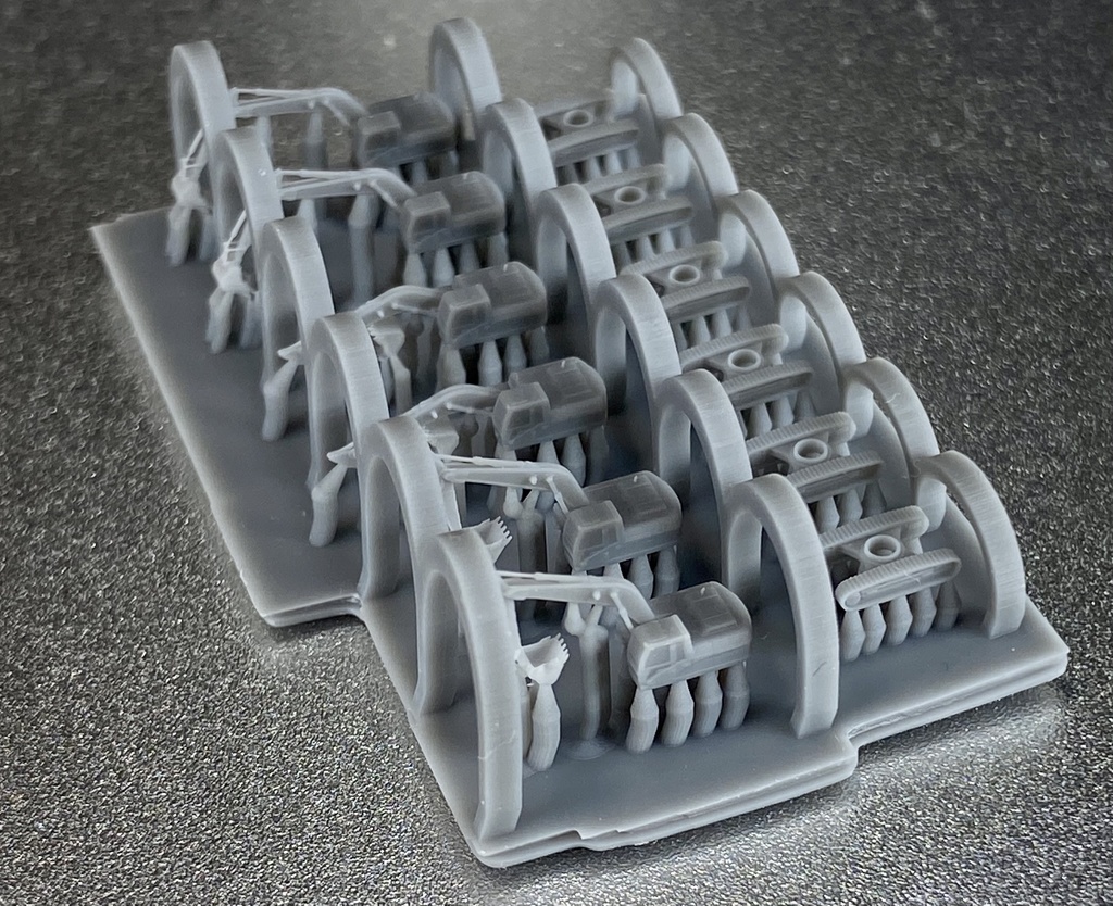 1/700 MUS SET12 米軍 油圧ショベル320D セット