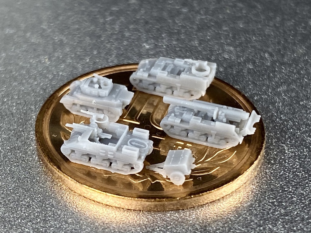 1/700 US SET13 米軍 自走砲 セット