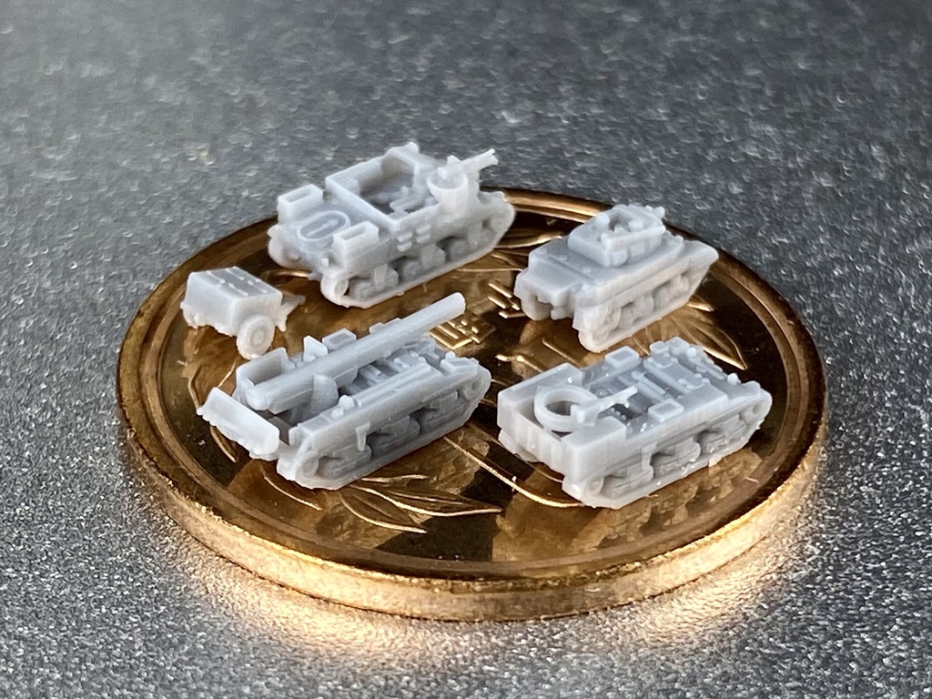 1/700 US SET13 米軍 自走砲 セット