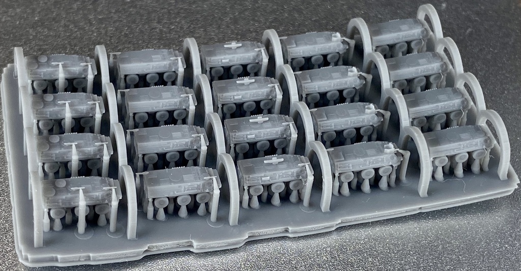 1/700 MG SET 2 ドイツ軍 フクス兵員輸送車 セット