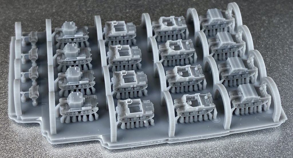 1/700 UK SET7 英軍 自走砲火砲セット