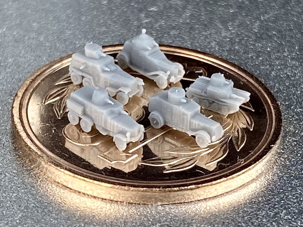 1/700 JPN SET13z 日本軍 装甲車セット