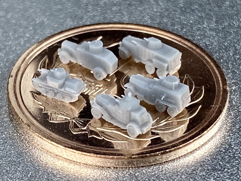 1/700 JPN SET13z 日本軍 装甲車セット