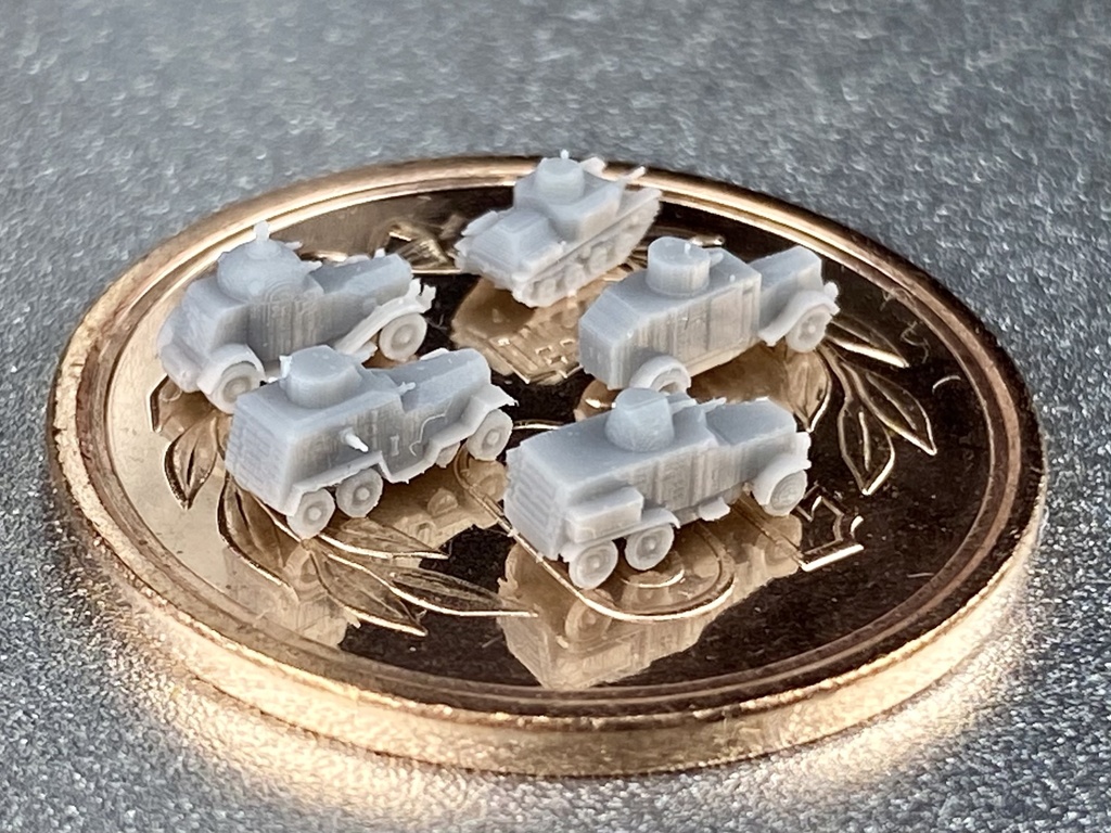 1/700 JPN SET13z 日本軍 装甲車セット