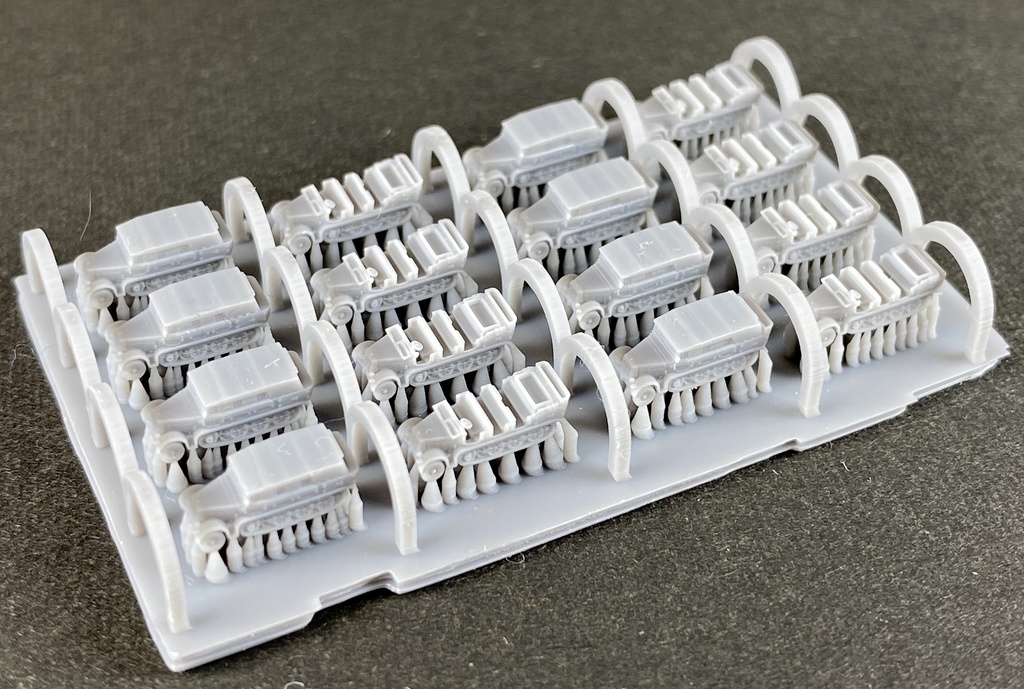 1/700 GSET21 ドイツ軍 sdkfz7 8tハーフトラック セット