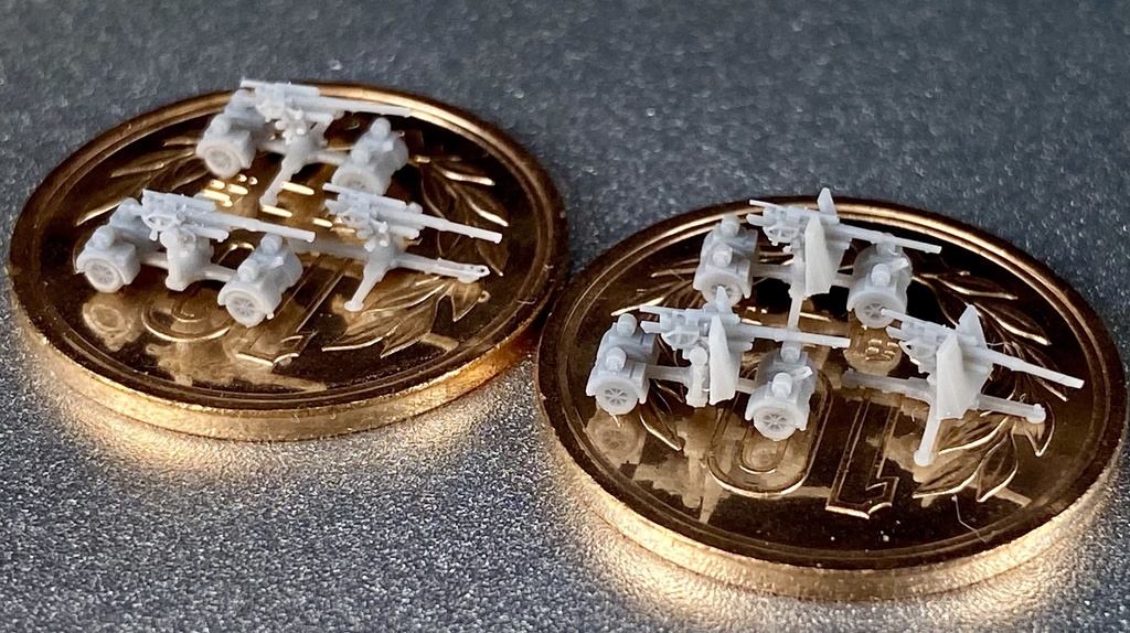 1/700 GSET22z ドイツ軍 88mmFLAK36/38高射砲 セット