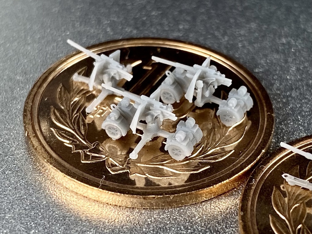 1/700 GSET22z ドイツ軍 88mmFLAK36/38高射砲 セット