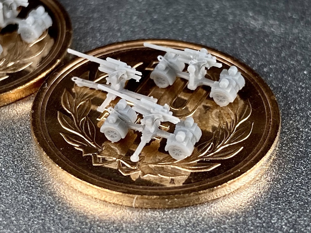 1/700 GSET22z ドイツ軍 88mmFLAK36/38高射砲 セット