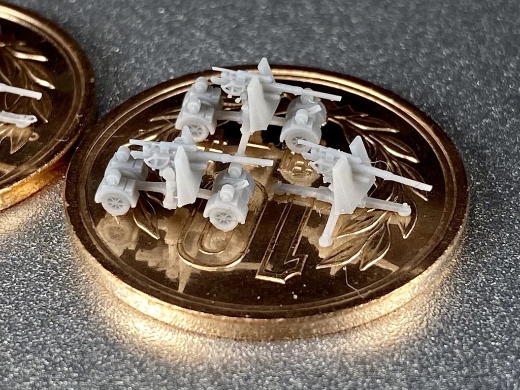 1/700 GSET22z ドイツ軍 88mmFLAK36/38高射砲 セット