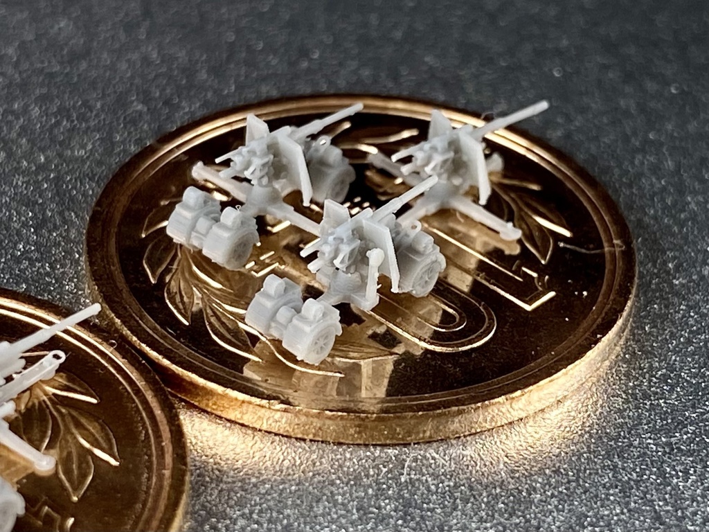 1/700 GSET22z ドイツ軍 88mmFLAK36/38高射砲 セット