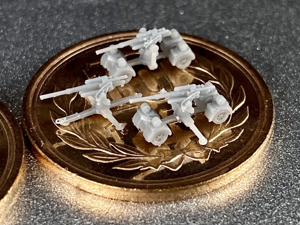 1/700 GSET22z ドイツ軍 88mmFLAK36/38高射砲 セット