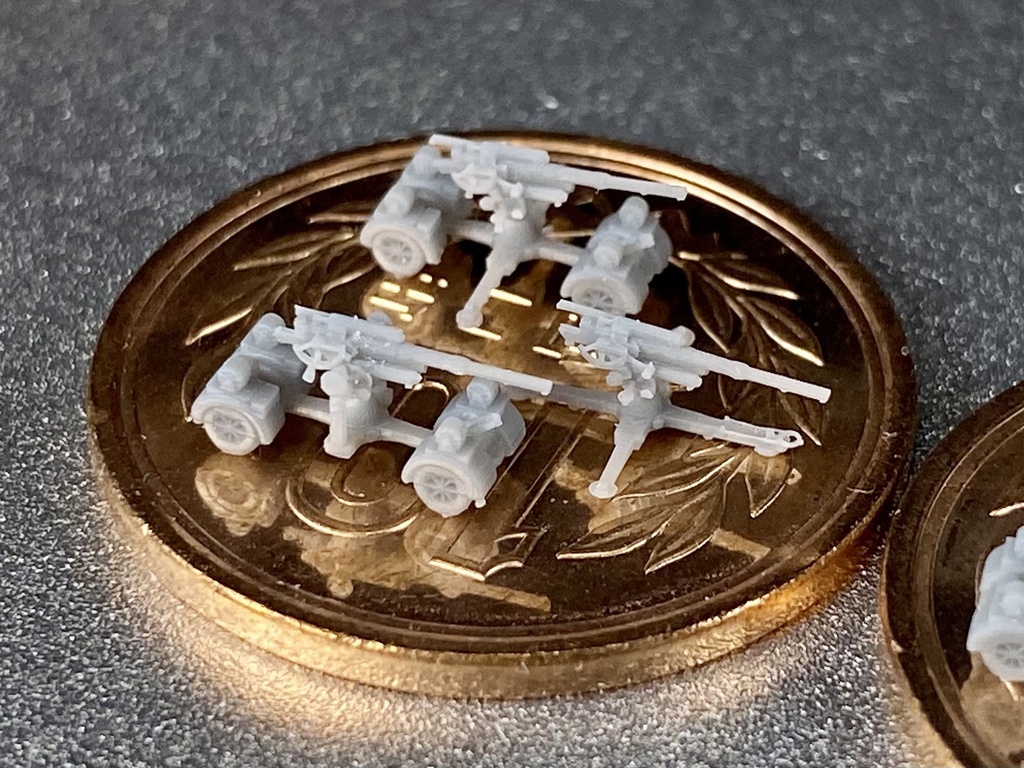 1/700 GSET22z ドイツ軍 88mmFLAK36/38高射砲 セット