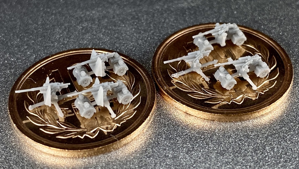 1/700　GSET22ｚ　ドイツ軍　88ｍｍFLAK36/38高射砲　セット