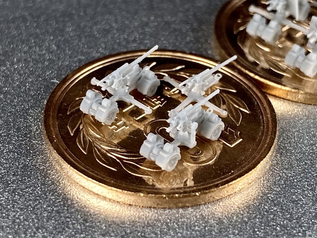 1/700 GSET22z ドイツ軍 88mmFLAK36/38高射砲 セット