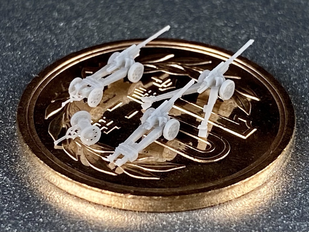 1/700 GSET23z ドイツ軍 15cm sFH 18榴弾砲 セット