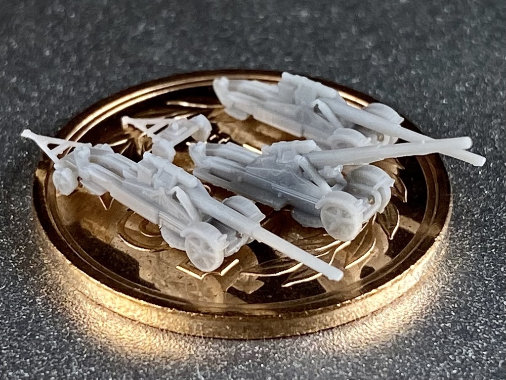 1/700 GSET24z ドイツ軍 17cm K18 カノン砲 セット