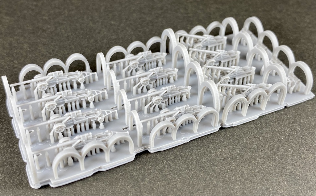 1/700 GSET24z ドイツ軍 17cm K18 カノン砲 セット