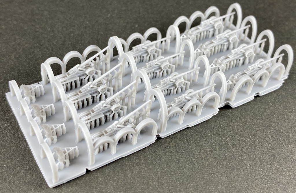 1/700 GSET24z ドイツ軍 17cm K18 カノン砲 セット