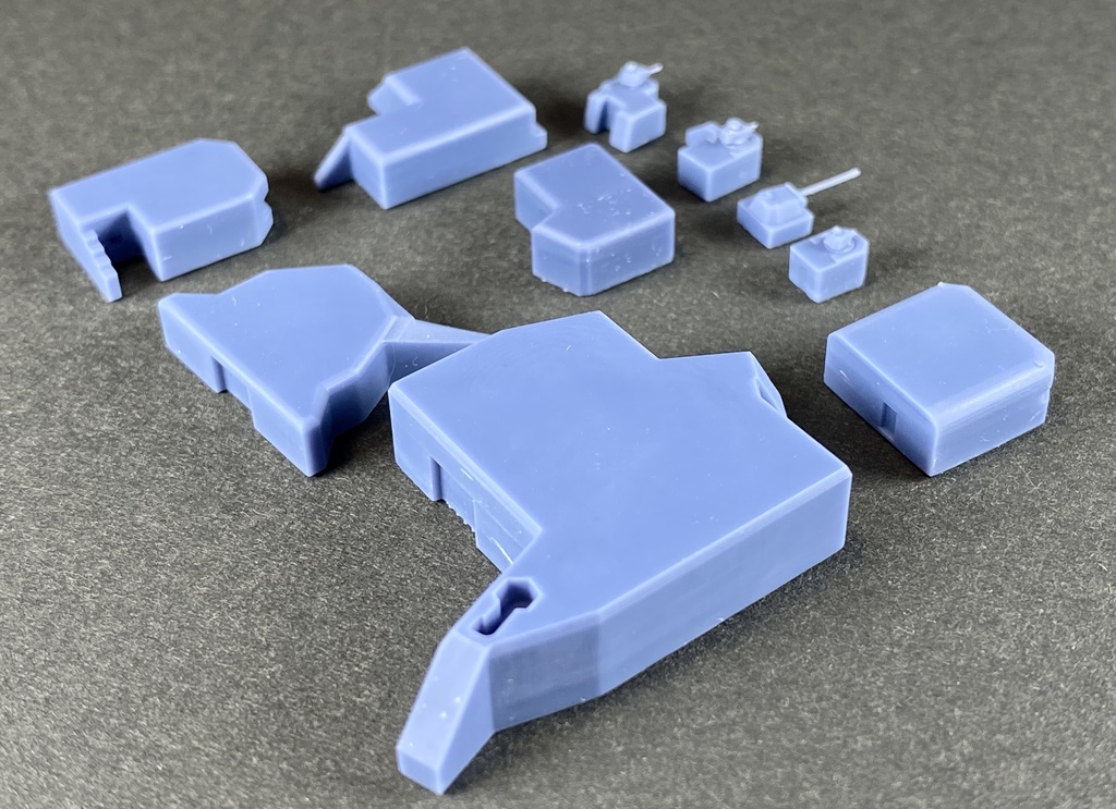 1/700 GSET25 ドイツ軍 トーチカ セット