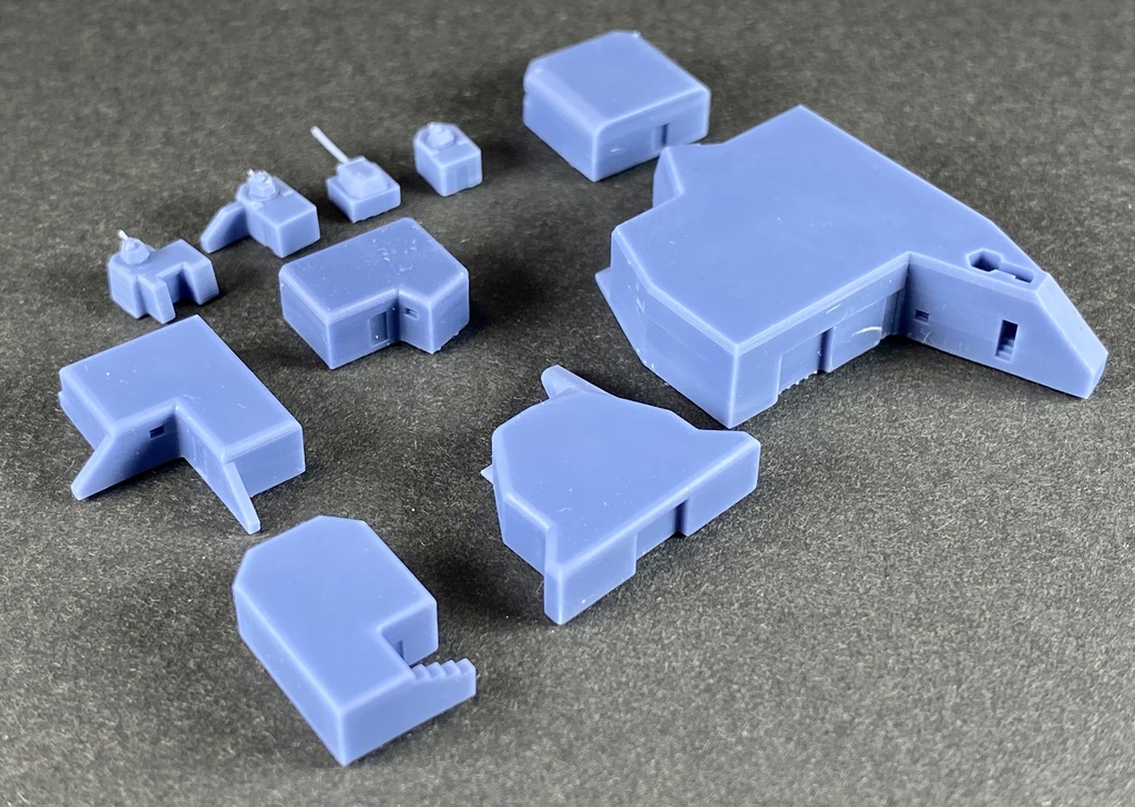 1/700 GSET25 ドイツ軍 トーチカ セット